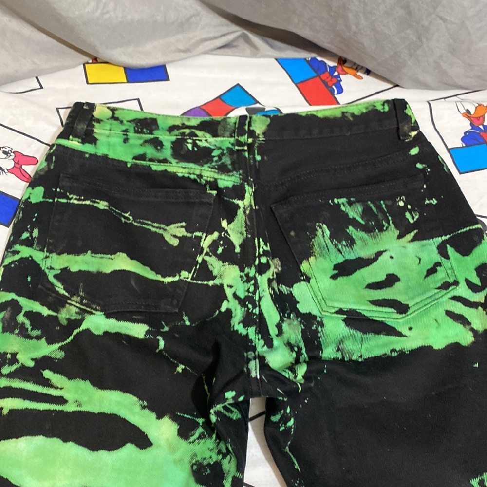 Patchwork Dyed Custom Jeans - image 7